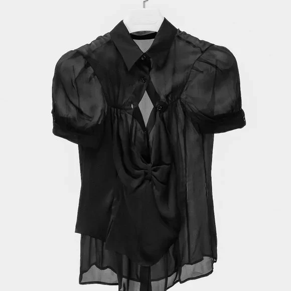 prada sheer top